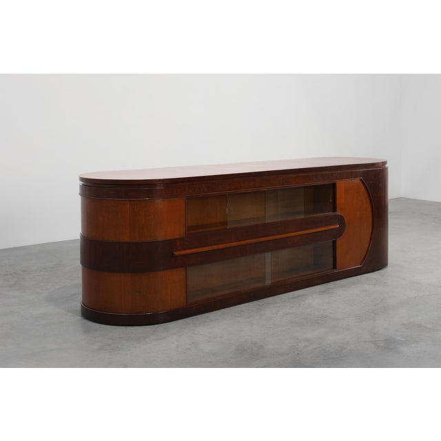 Large Art Deco Counter attributed to De Coene, Belgium, 1920s For Sale - Image 4 of 18