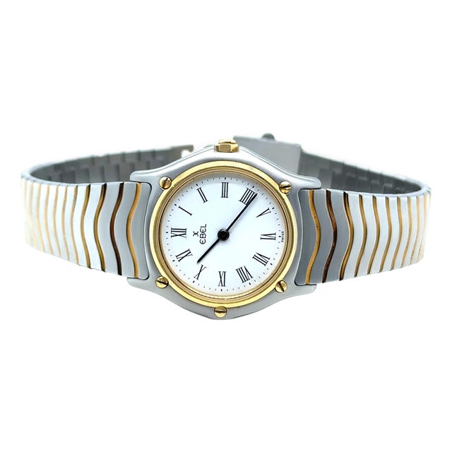 Ebel Stainless Steel Sports Classic Wave Ladies Watch Ref. 181908 For Sale