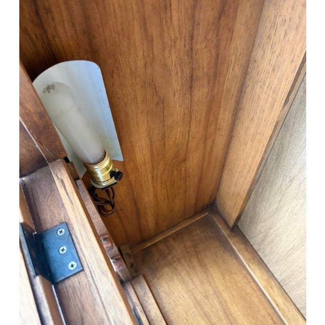 Mid Century Broyhill Diamond Head Hutch For Sale - Image 10 of 14