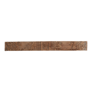 Antique Temple Pilaster Carved Lintel