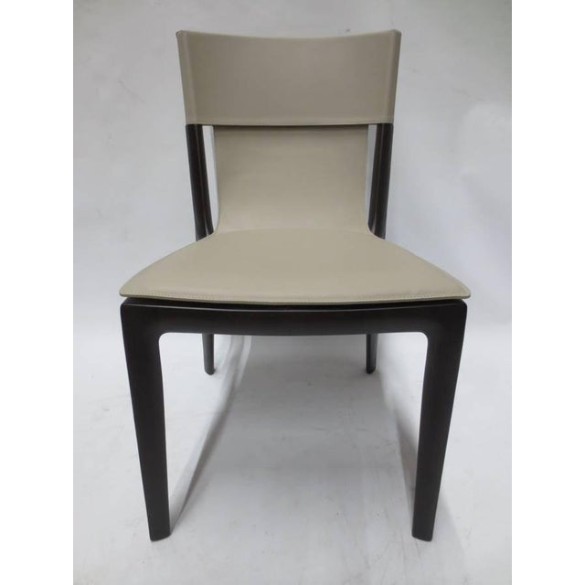 Contemporary Poltrona Frau Isadora Dining Chair For Sale - Image 3 of 7