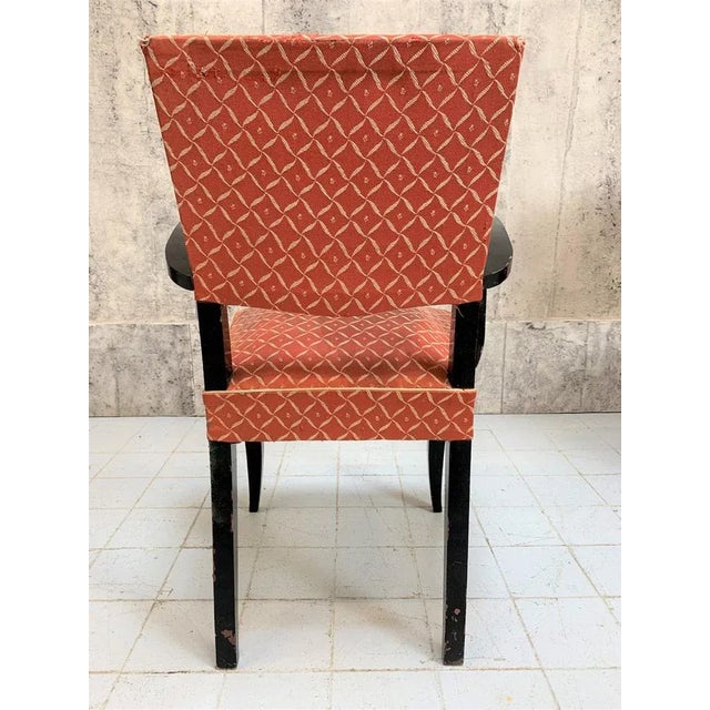 Black Bridge Armchair For Sale - Image 4 of 5
