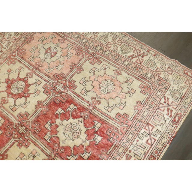 Vintage Zabihi Collection Turkish Anatolian Square Rug For Sale - Image 4 of 7