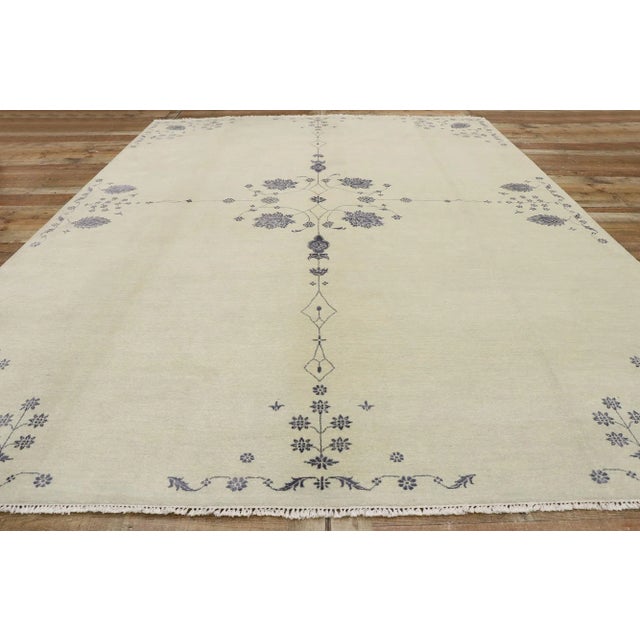 Beige Transitional Area Rug - 09'00 X 11'11 For Sale - Image 8 of 9