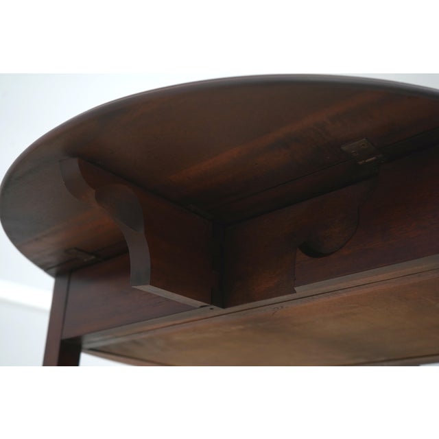 Henkel Harris Mahogany Dropleaf Pembroke Table For Sale - Image 12 of 18
