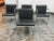 Design Plus Gallery presents a Set of Four Italian Brno Style Armchairs from Casprini. Their design follows the Tubular...