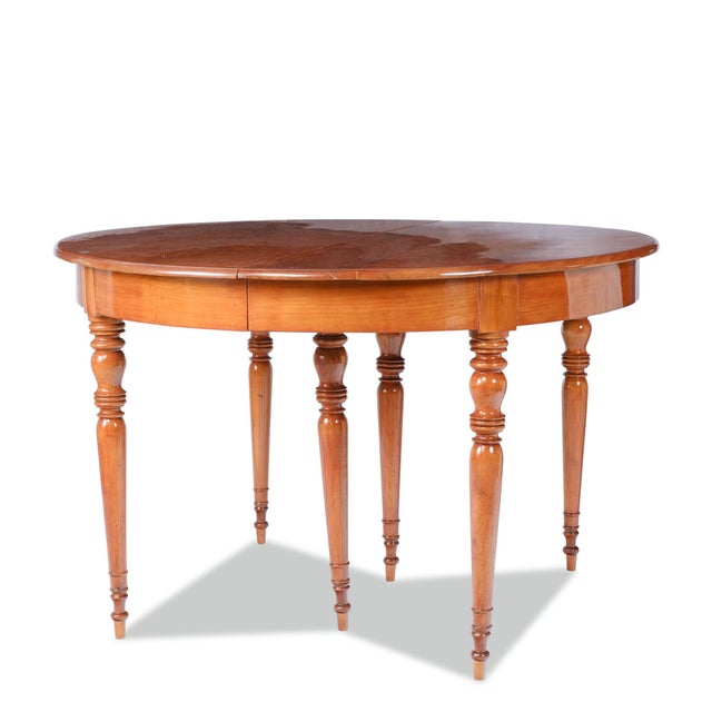 Extendable Dining Table in Cherry Wood, 1850 For Sale - Image 10 of 12