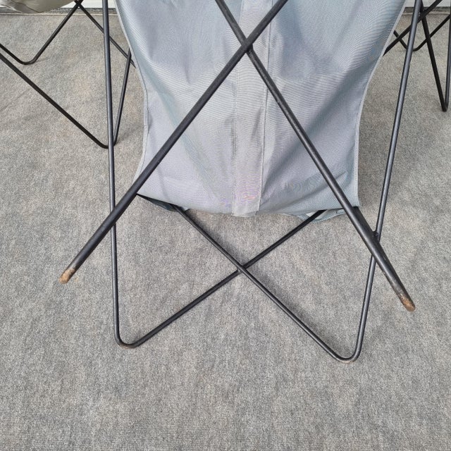 Butterfly Armchairs attributed to Jorge Hardoy-Ferrari for Knoll, 1960, Set of 5 For Sale - Image 13 of 18