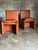 A pair of “Break” chairs designed by Mario Bellini. Executed in soft supple leather, the chairs are great postmodern or...