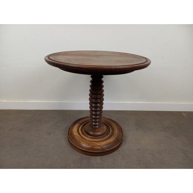 Brutalist Vintage Brutalist Pedestal Table, 1950s For Sale - Image 3 of 18