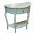 Safavieh Jan Demilune Console, Slate Teal For Sale