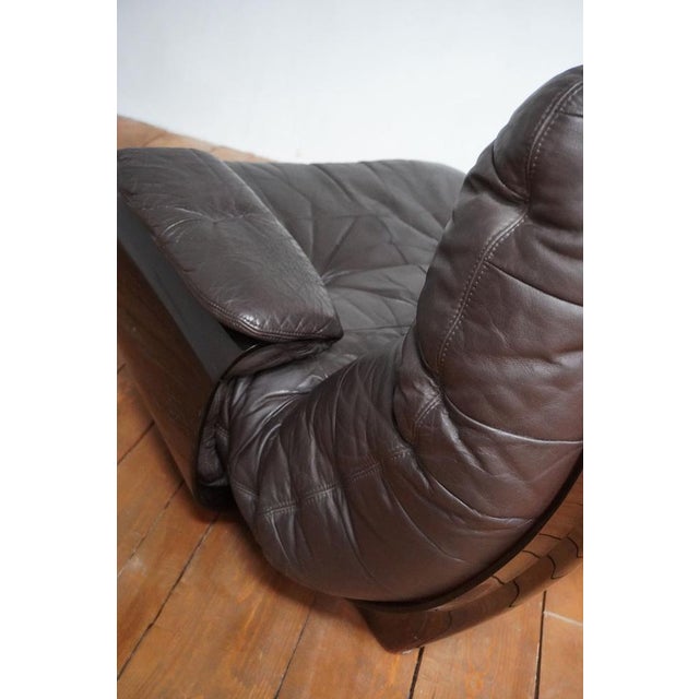 Set of Vintage Lounge Chair and Ottoman by Michel Ducaroy for Ligne Roset, 1970 For Sale - Image 16 of 18