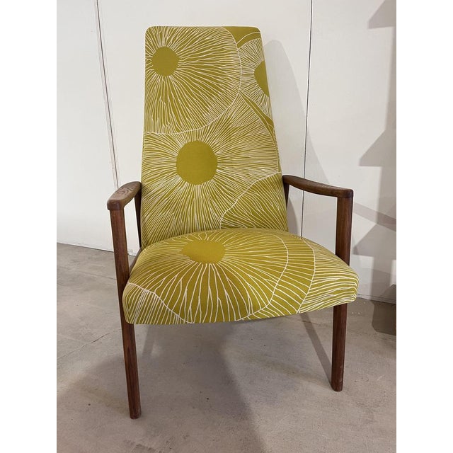 Vintage Armchair with Marimekko Fabric, 1960s, Set of 6 For Sale - Image 9 of 12