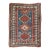 Antique Kazak in Ocean Blue Rug - 4.8 X 7.8 For Sale