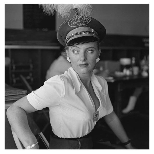 'Drive-in Carhop' Unframed Archival Pigment Print For Sale