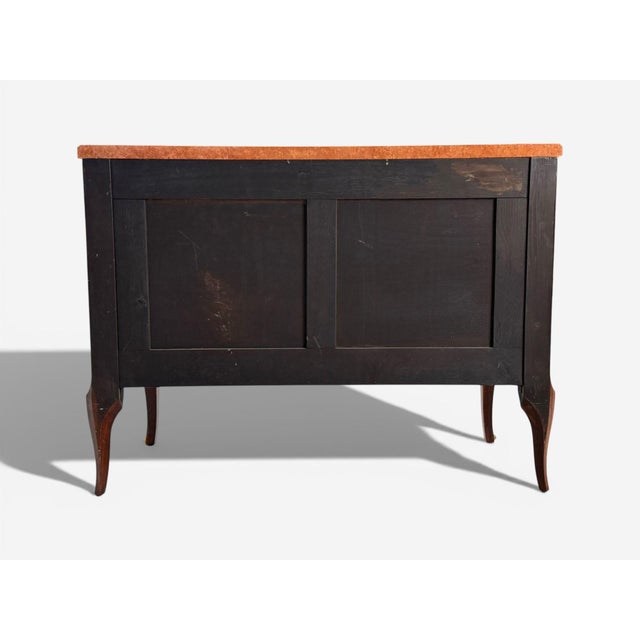 Louis Xvi, Commode, Bronze, Parquetry, Faux Marble, France, 20th C. For Sale - Image 15 of 15