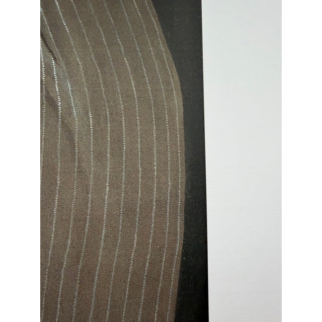 Paper Domenico Gnoli (1933-1970), Striped Trouses, 1969, Copyright Marzia Gnoli, 1994, Printed in the Netherlands For Sale - Image 7 of 10