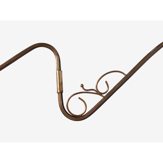 Danish Modern, Articulating Wall Sconce, Brass, Bakelite, Denmark, 1950s For Sale - Image 10 of 12