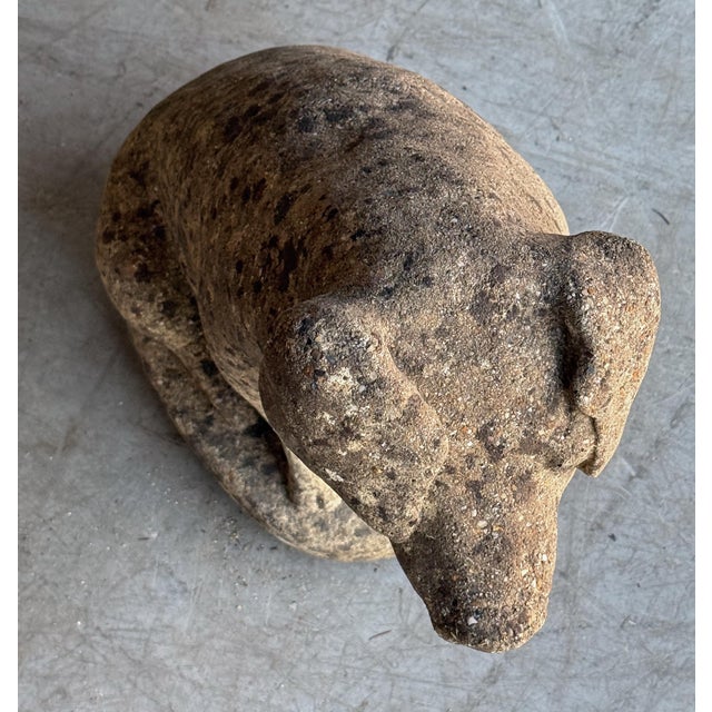 English Garden Stone Statuary Pig For Sale - Image 12 of 12