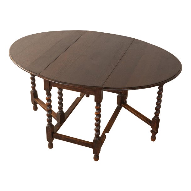 German Gateleg Table, 1920s For Sale