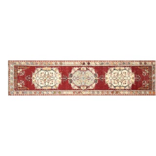 1960s Turkish Oushak Runner For Sale
