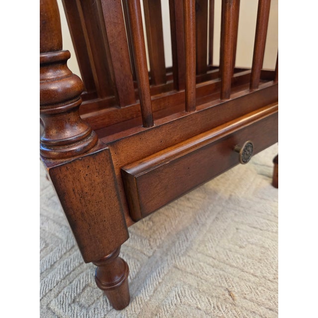 Vintage Canterbury Style Magazine Rack For Sale - Image 9 of 9