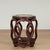 Pair of Vintage Chinese Carved Wood Garden Seats or Stands For Sale - Image 10 of 14