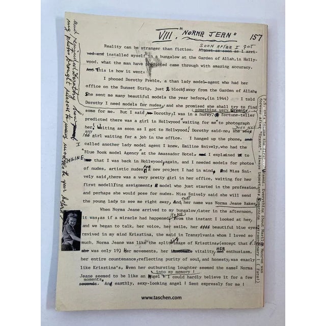 Hollywood Regency 2002 Taschen Cover Marilyn by Andre De Dienes For Sale - Image 3 of 13