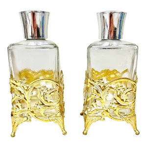 Vintage Hollywood Regency Perfume Bottles-A Pair