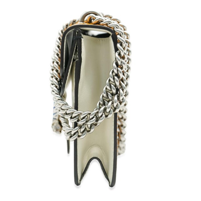 Yellow Beige Navy Tricolour Leather Mini Dionysus For Sale In New York - Image 6 of 9