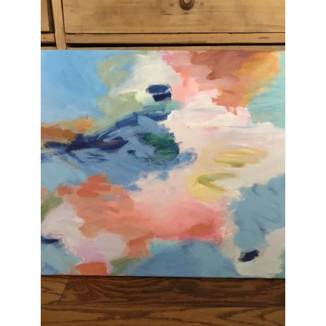 21st Century Abstract Expressionist Acrylic Painting For Sale - Image 4 of 6