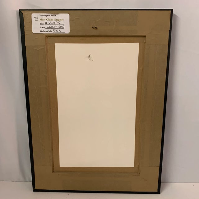 1960s 1960s Vintage Marc Olivier Gregoire Painting For Sale - Image 5 of 6