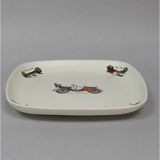 Vintage Decorative Tray in Ceramic, 1970s For Sale - Image 6 of 6