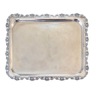 Antique Wilcox Silver Plated Tray/Platter, Freshly Polished For Sale