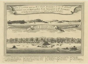 Fort on the Ivory Coast and Axim, 1748, Paper