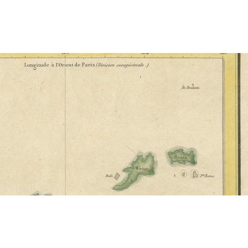 Antique Map of Flores, Timor and the Sunda Islands, France, 1790s For Sale - Image 10 of 12