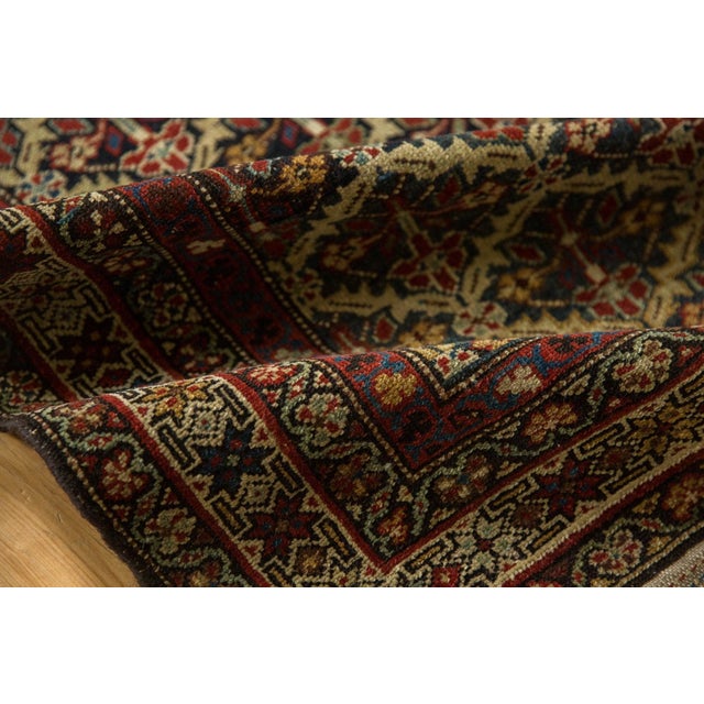 Textile Antique Fine Malayer Rug - 3'11" x 5'11" For Sale - Image 7 of 12