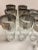 1960s Vintage Dorothy Thorpe Silver Rim Floral Motif Glassware Set- 31 Pieces For Sale - Image 5 of 8