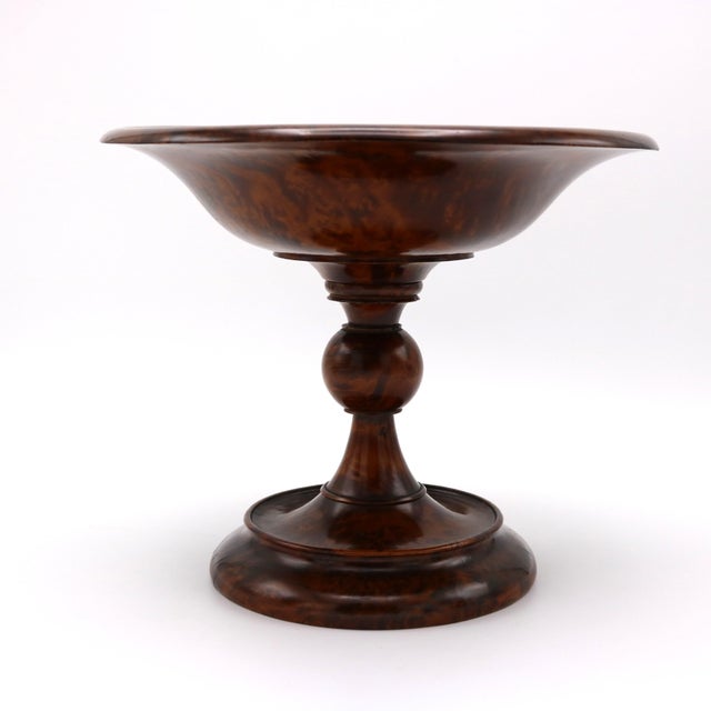 Wood French Art Deco Period Walnut Tazza France 1930 For Sale - Image 7 of 7