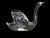 Glass Baccarat Crystal Swan Figure For Sale - Image 7 of 7