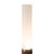 Tambo Cylindro Accent Table Lamp - Dark Walnut, Weathered Brass, Frosted Acrylic, Dimmer Switch, 29" For Sale In Los Angeles - Image 6 of 8