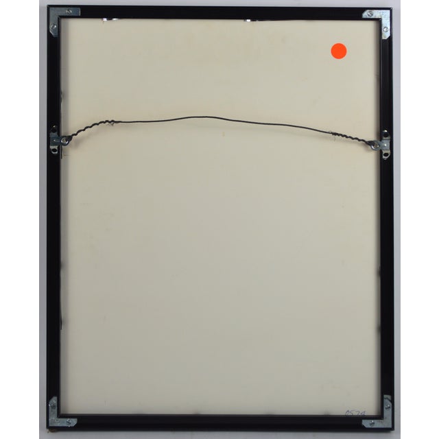 Mid 20th Century New York School Abstractionist Original Lithograph Signed For Sale - Image 4 of 4
