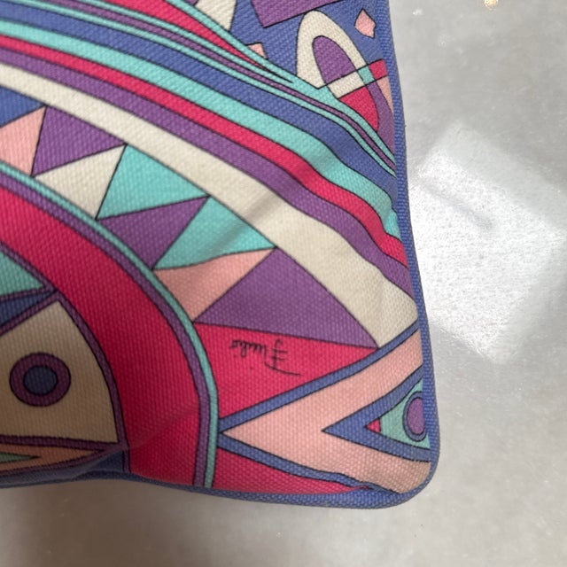 Emilio Pucci Kaleidoscope Throw Pillow For Sale - Image 9 of 12