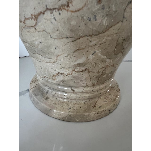 This vintage marble urn is a beautiful accent piece for any room- modern or traditional. When the lid is removed, the base...
