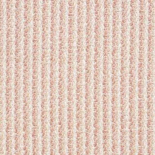 Schumacher Shoreline Stripe Fabric in Clay For Sale