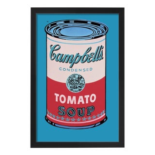 Andy Warhol, Campbell's Soup Can (Pink & Red), Digital Print, Framed For Sale