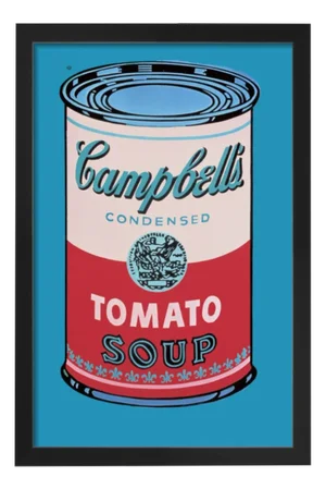 Andy Warhol, Campbell's Soup Can (Pink & Red), Digital Print, Framed