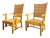 Vintage Rustic Lounge Chairs, Set of 2 For Sale