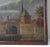 Early 20th Century Early 20th Century Continental Village Bridge Scene Painting For Sale - Image 5 of 5