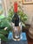 1960s Mid 20th Century Sheffield Silver Co. Art Deco Pierced Silver Plate Wine Bottle Holder For Sale - Image 5 of 10